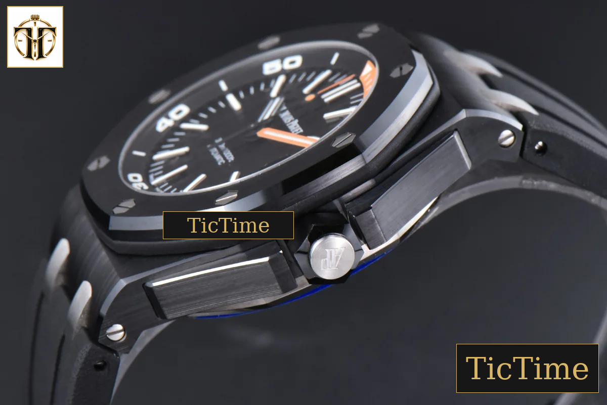 Royal Oak Offshore Diver 15707 42mm ZF Black Ceramic Black Dial Rubber Strap A3120 — foto 12