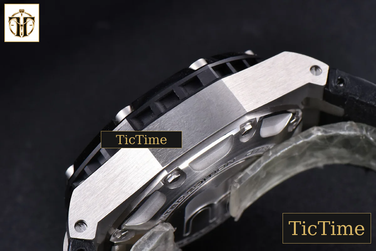 Royal Oak Offshore Ruben Barrichello II 44mm JF Skeleton Dial Black Leather Strap V2 A3126 — foto 14