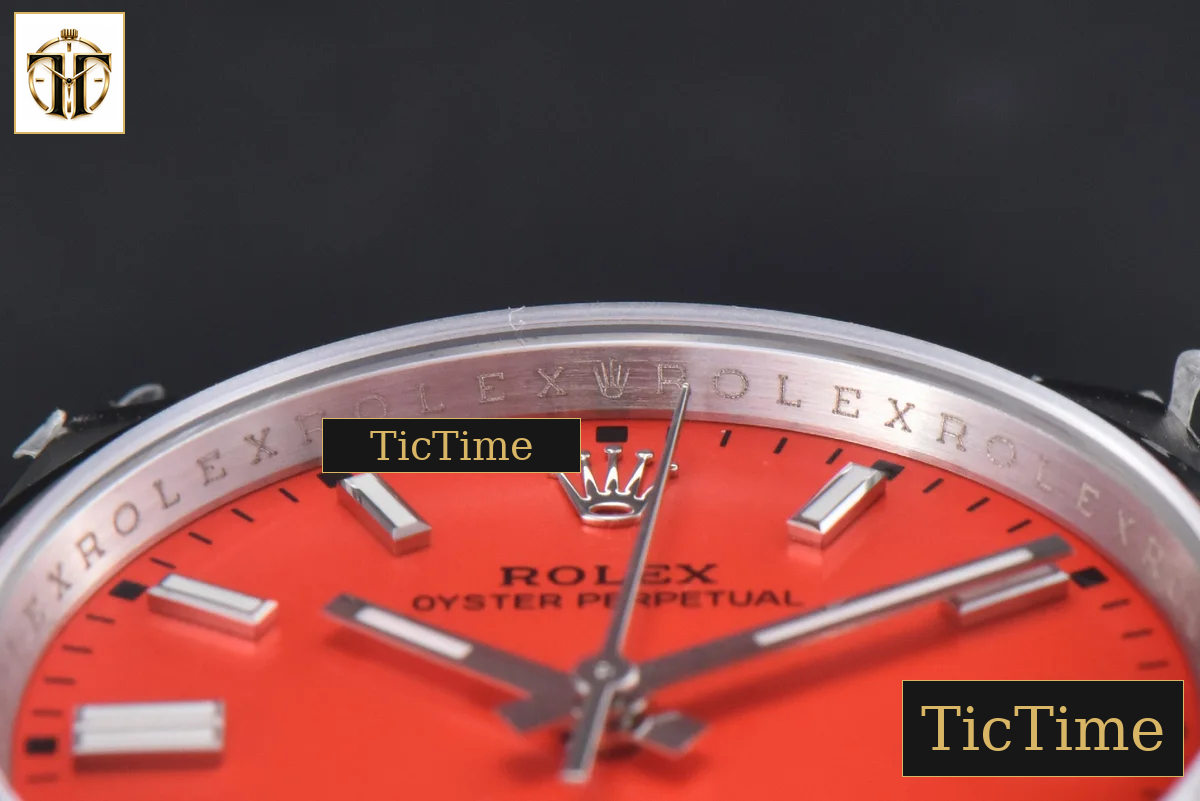 Oyster Perpetual 904L 126000 36mm GMF Red Dial SS Bracelet VR3230 — foto 12
