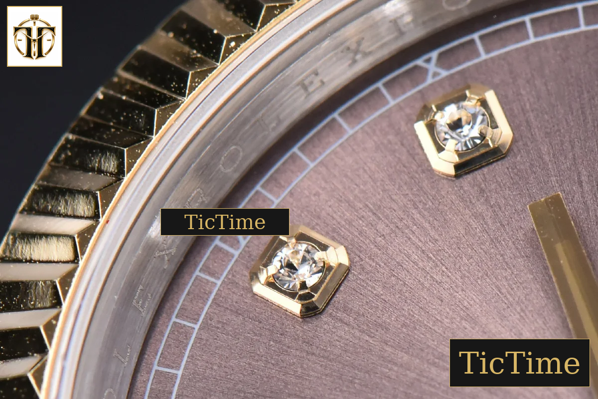 Datejust 41mm GMF YG/SS Gray Dial Diamond Marker Fluted Bezel Jubille Bracelet VR3235 — foto 10