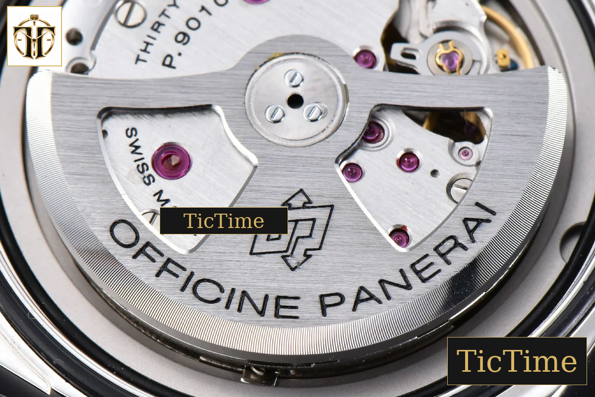 PAM910 44mm TTF Black Dial Black Leather Strap P9010 — foto 22