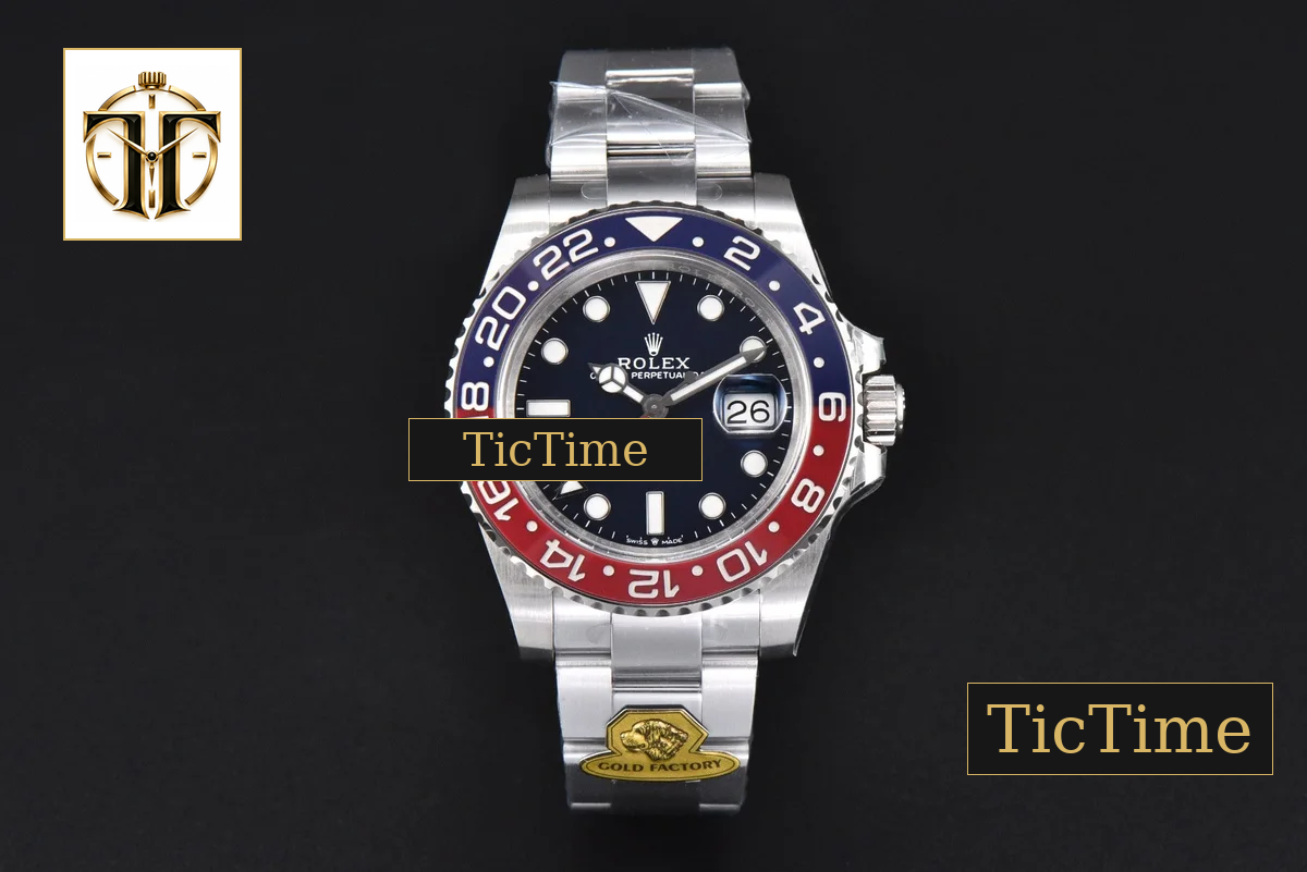 GMT Master BLRO Pepsi (weighted version only in pepsi blue dial oyster bracelet)) 126710 Gold Factory — foto 30