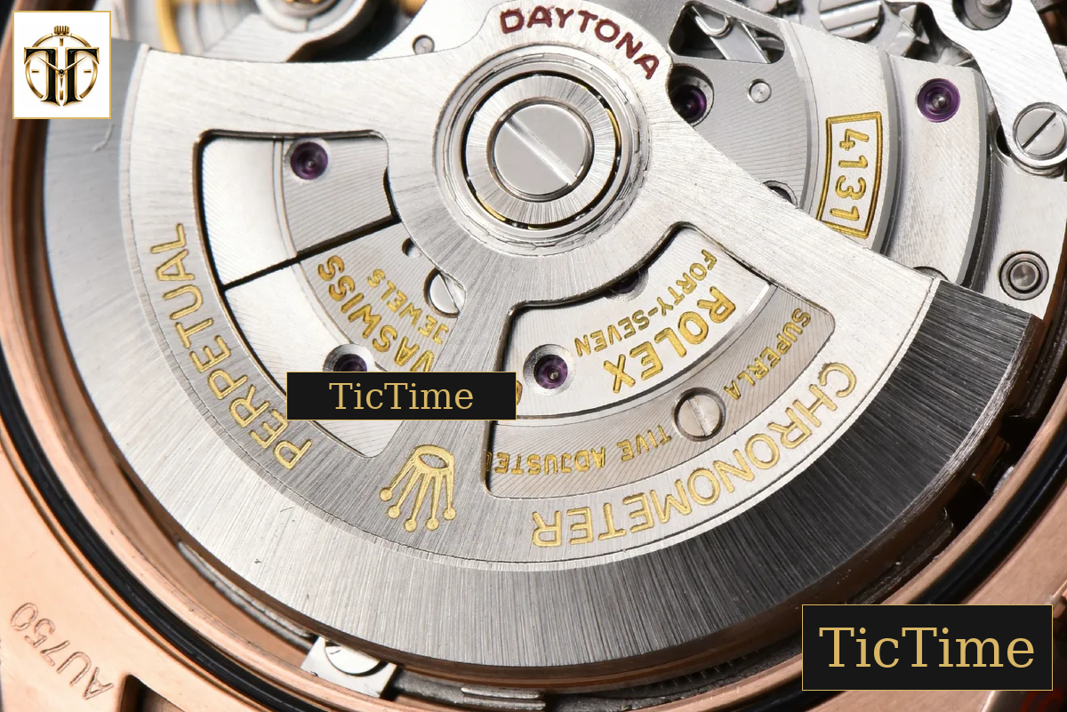 Daytona 126515 40mm BPF RG Black Bezel Black Dial RG Subdial Black Oysterflex Strap SH4131 — foto 24