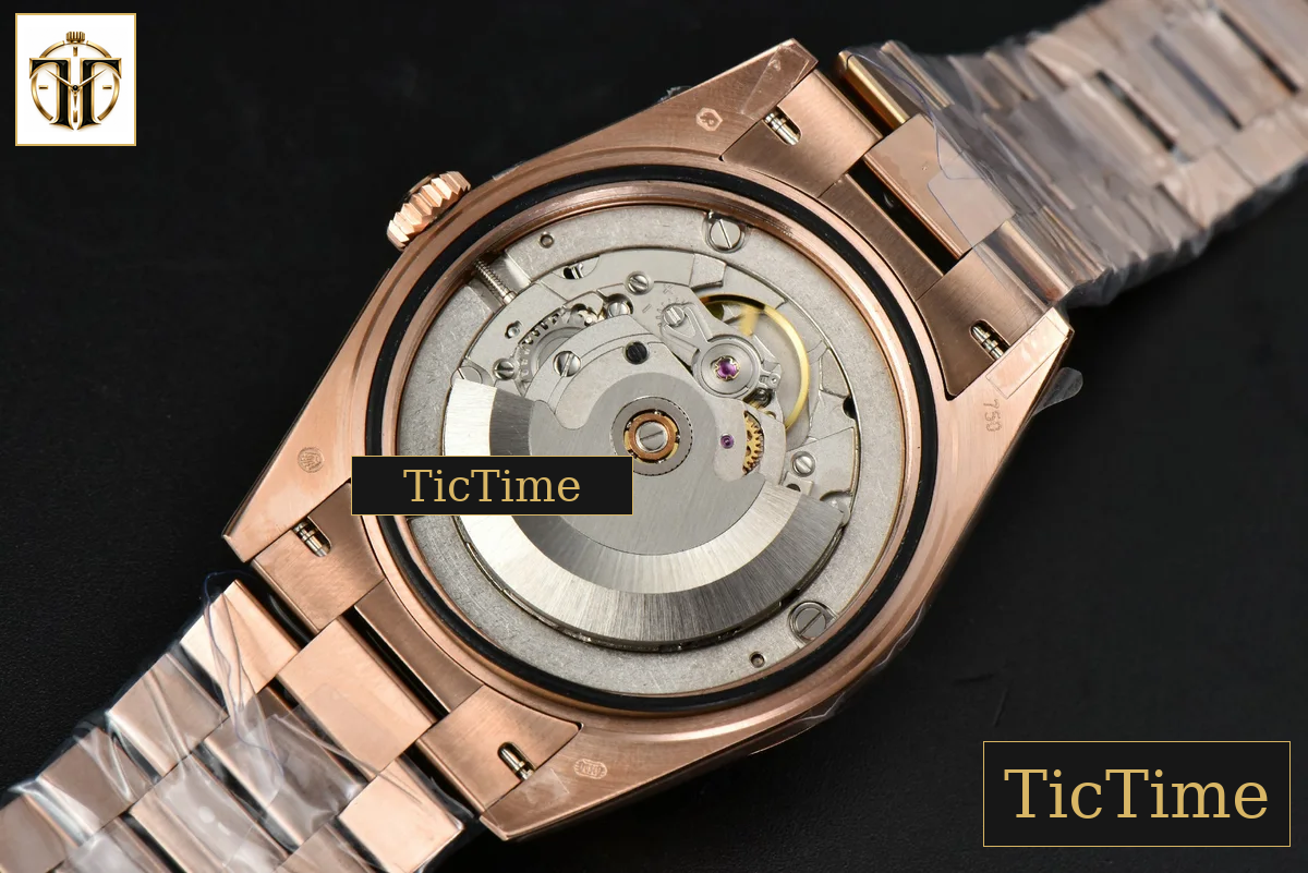 DayDate 40mm BPF RG Brown Dial Diamond Marker RG Bracelet A2836 — foto 30