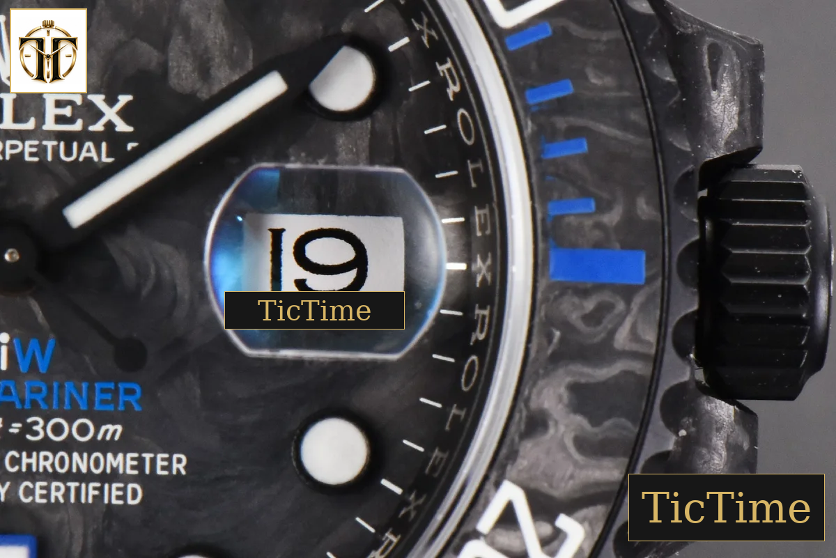 Submariner DIW Forged Carbon 40mm VSF Blue Element Nylon Strap VS3135 — foto 9