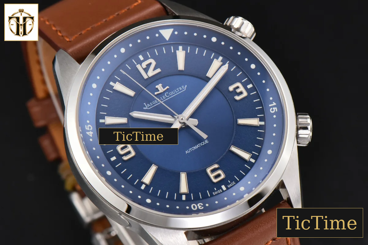 Polaris Geographic 40mm LTF Blue Dial Brown Leather Strap Miyota 9015 — foto 11