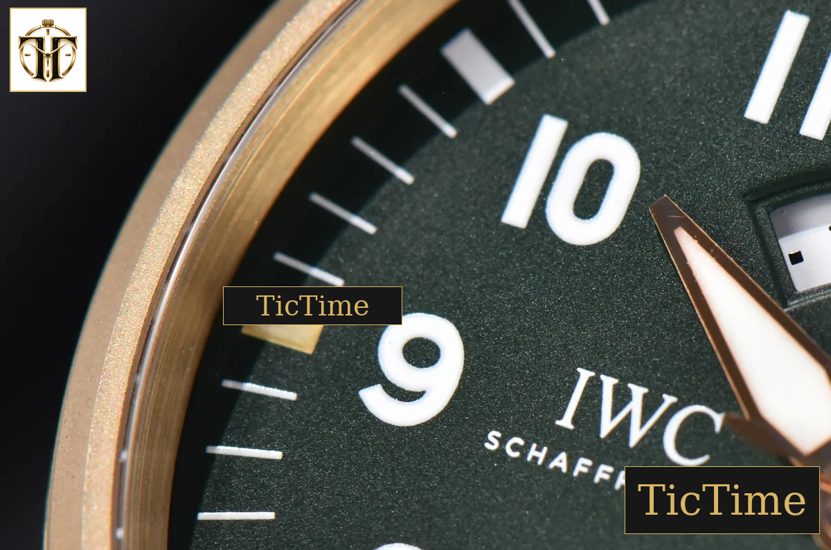 Pilot UTC Spitfire “MJ271” 41mm ZF Bronze Green Dial Brown Leather Strap A2836 — foto 7