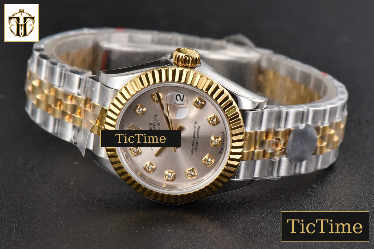 DateJust Ladies 28mm WF YG/SS Silver Dial Diamond Marker Jubilee Bracelet A2236 — foto 16