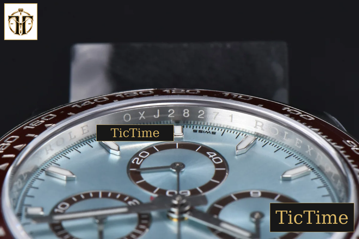 Daytona 126506 40mm Clean Factory Ice Blue Dial Lume Markers SS Bracelet DD4131 — foto 15