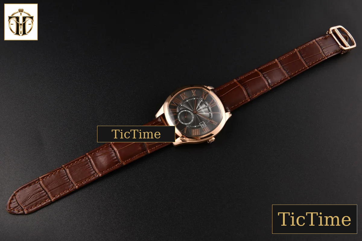 Drive De Cartier 40mm APSF RG White Dial Brown Leather Strap A23J — foto 33