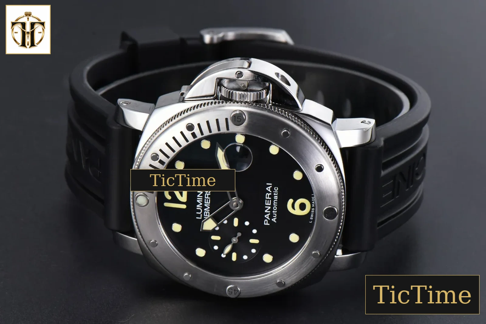 Luminor Submersible PAM1024 44mm VSF Black Dial Rubber Strap — foto 14