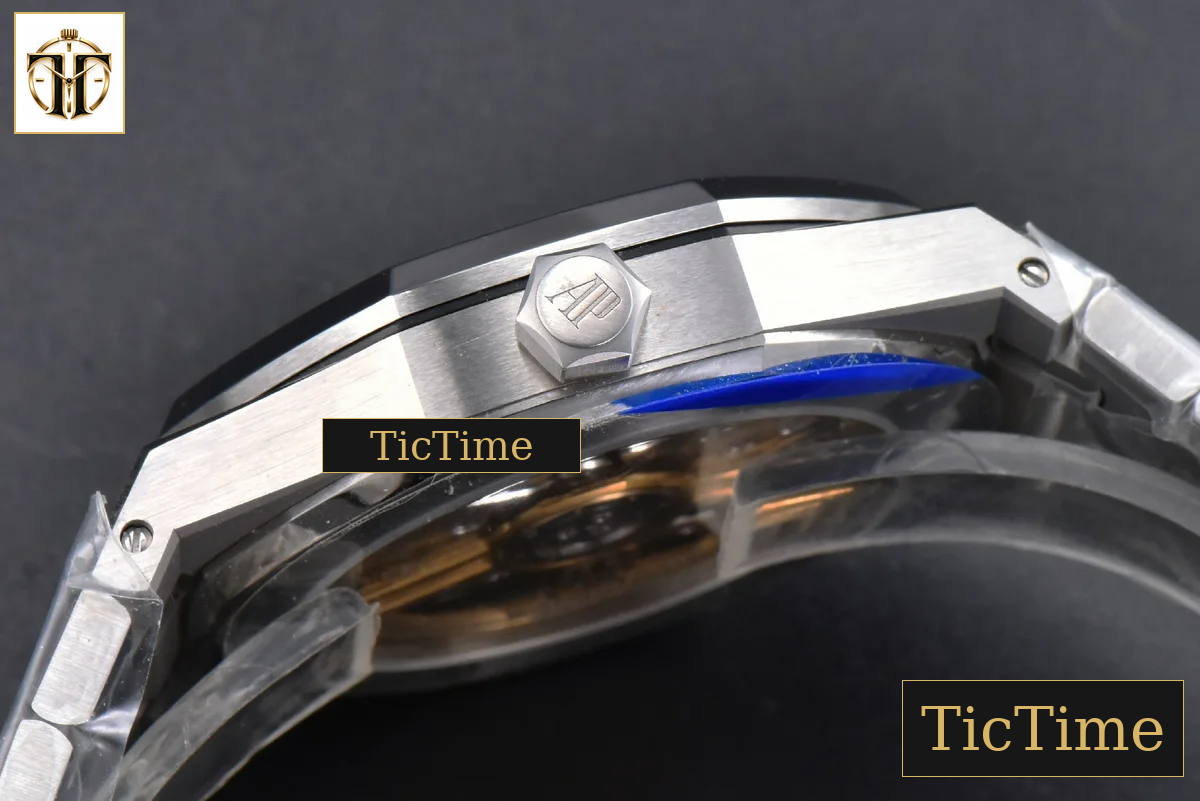 Royal Oak 15500 41mm APSF Gray Textured Dial SS Bracelet V2 A4302 — foto 15
