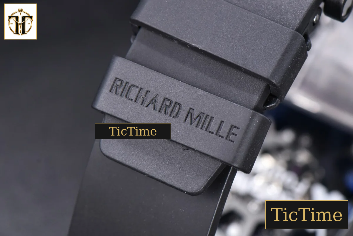 RM035-02 KVF Skeleton Dial White Black Rubber Strap V3 Miyota8215 — foto 22