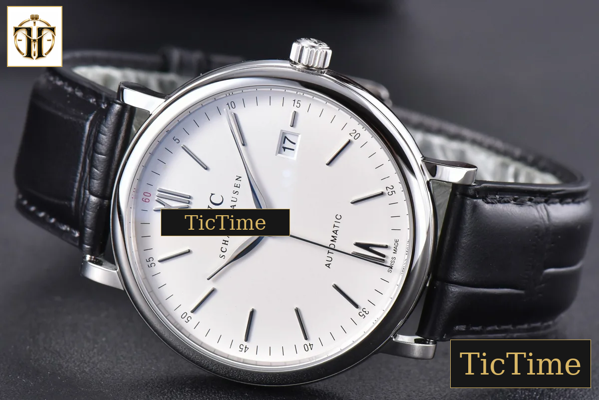 Portofino ‘150 Years’ 40mm V7F White Dial YG Markers Black Leather Strap / A2892 — foto 14