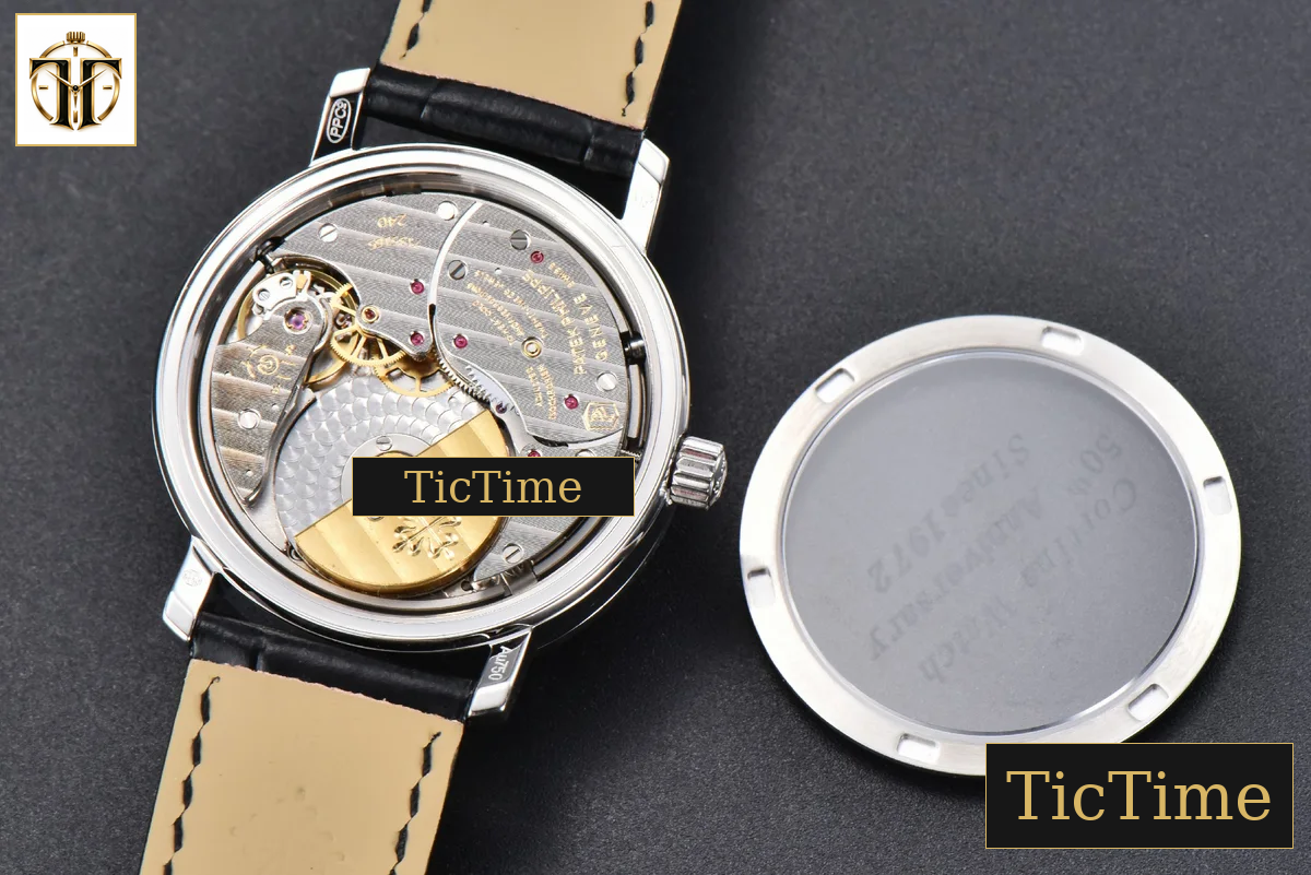 Calatrava 50th Anniversary 5057G 36.5mm IWF Gray Dial Leather Strap — foto 27