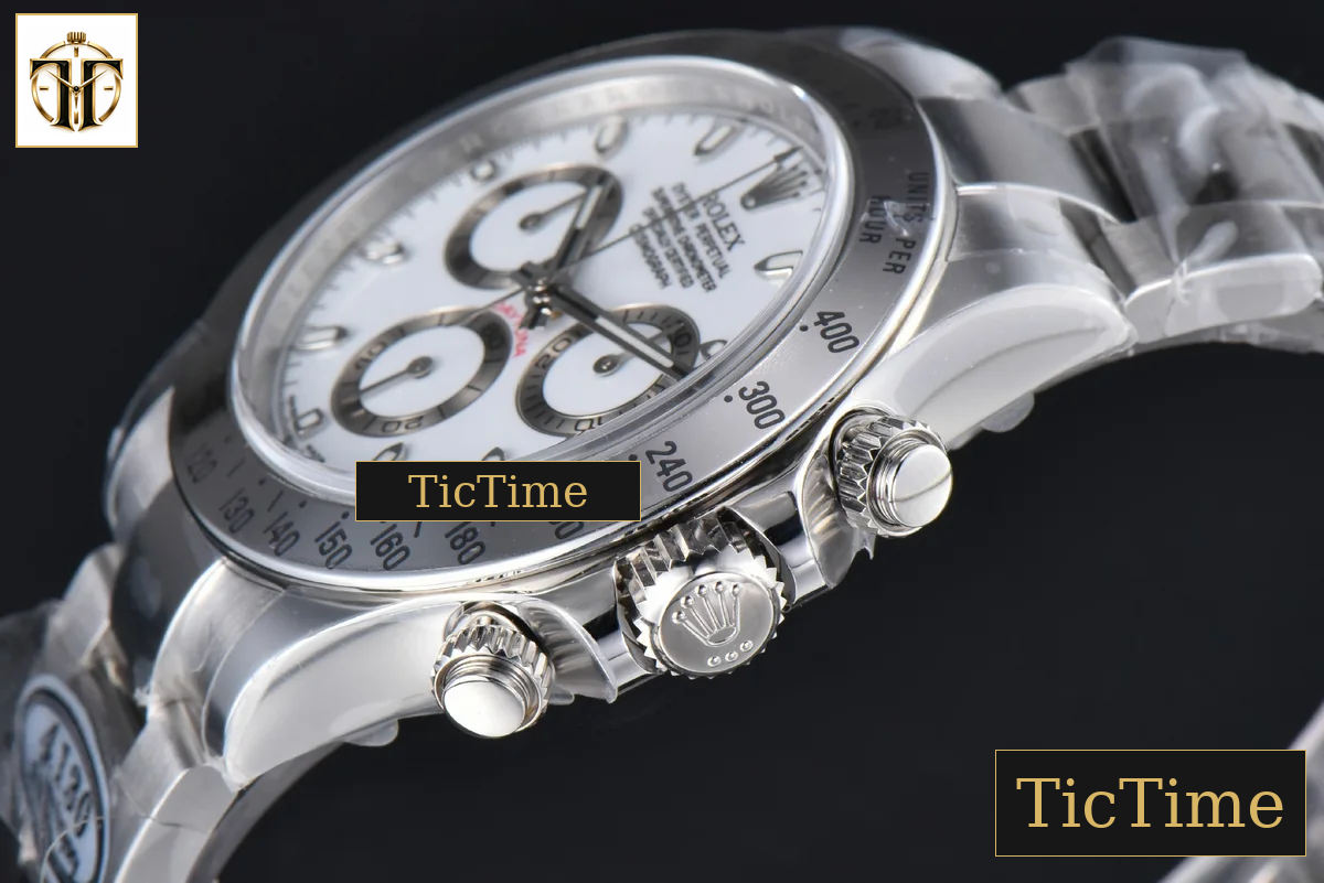 Daytona 904L 116520 40mm Clean Factory White Dial 4130 — foto 12