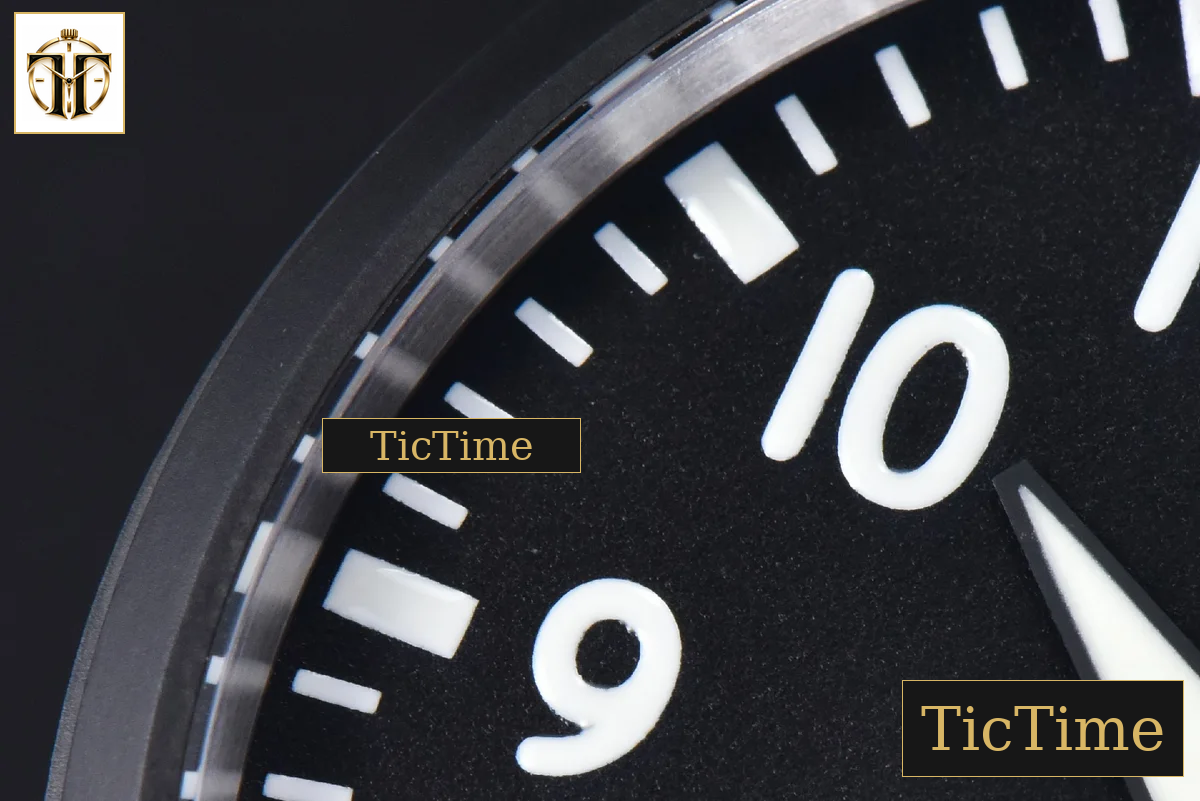 Top Gun IW326901 44mm M+F Ceramic Black Dial Green Nylon Strap A2892 — foto 5