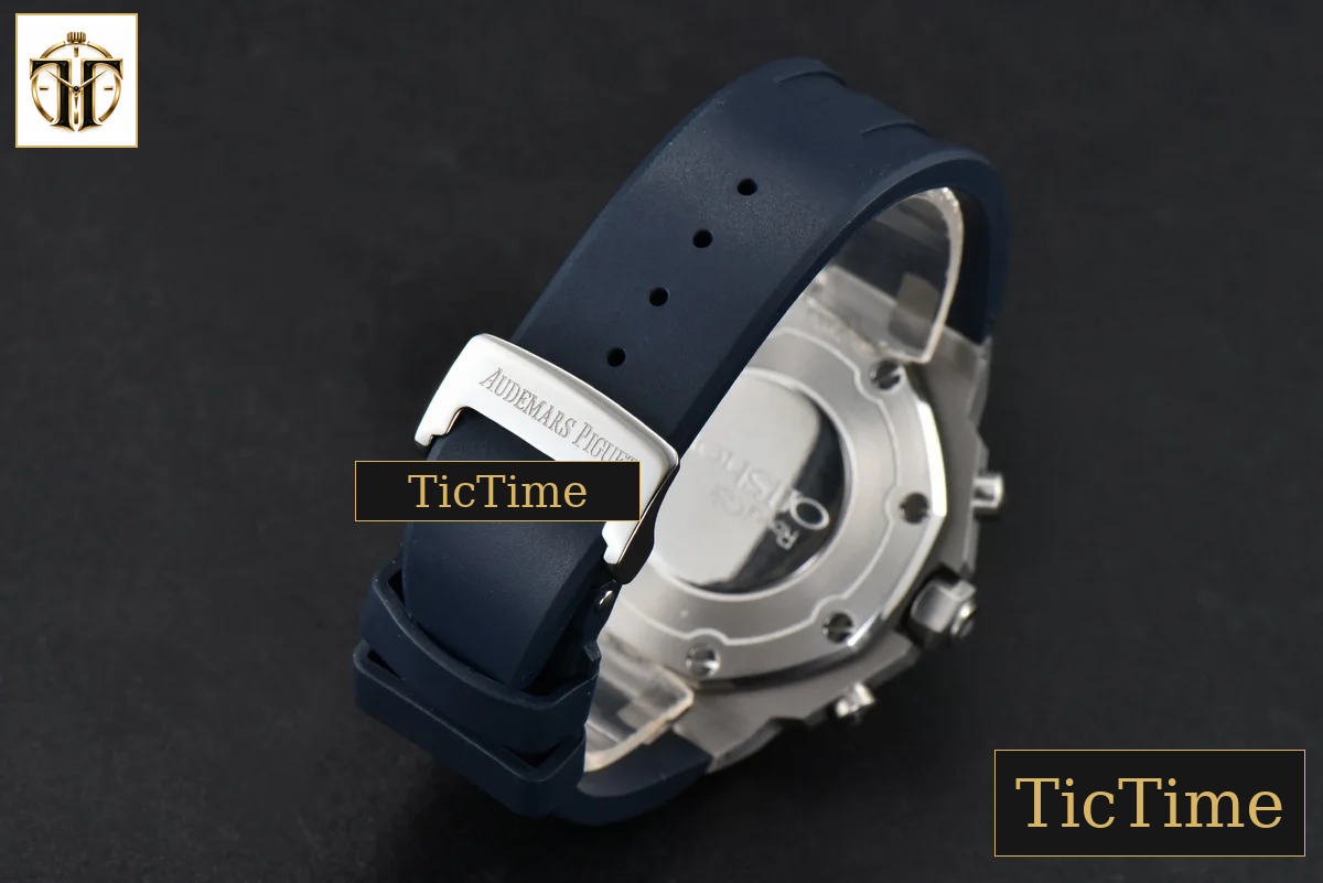 Offshore Ladies 26231ST 37mm RXWF Diamond Blue Dial Blue Subdial Blue Rubber Strap Quartz — foto 19