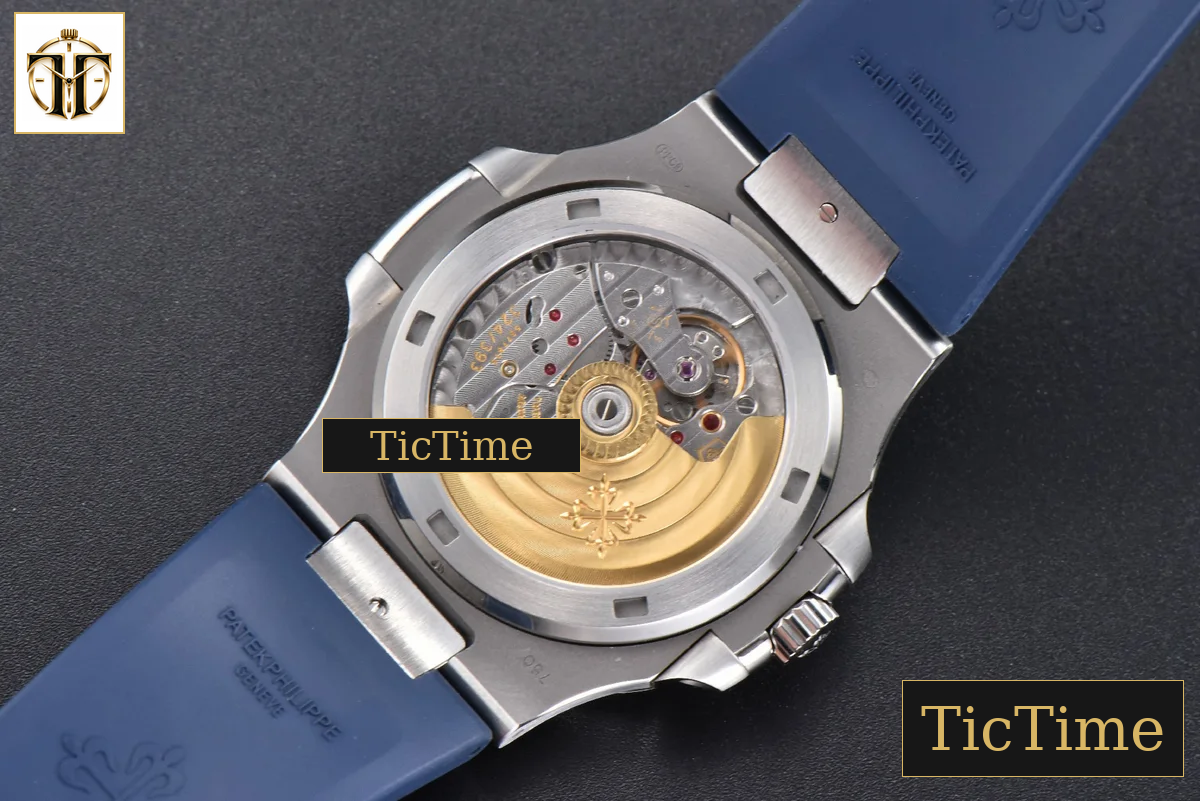 Nautilus 5711 40mm PPF Blue Dial Blue Rubber Strap V5 A324SC — foto 20