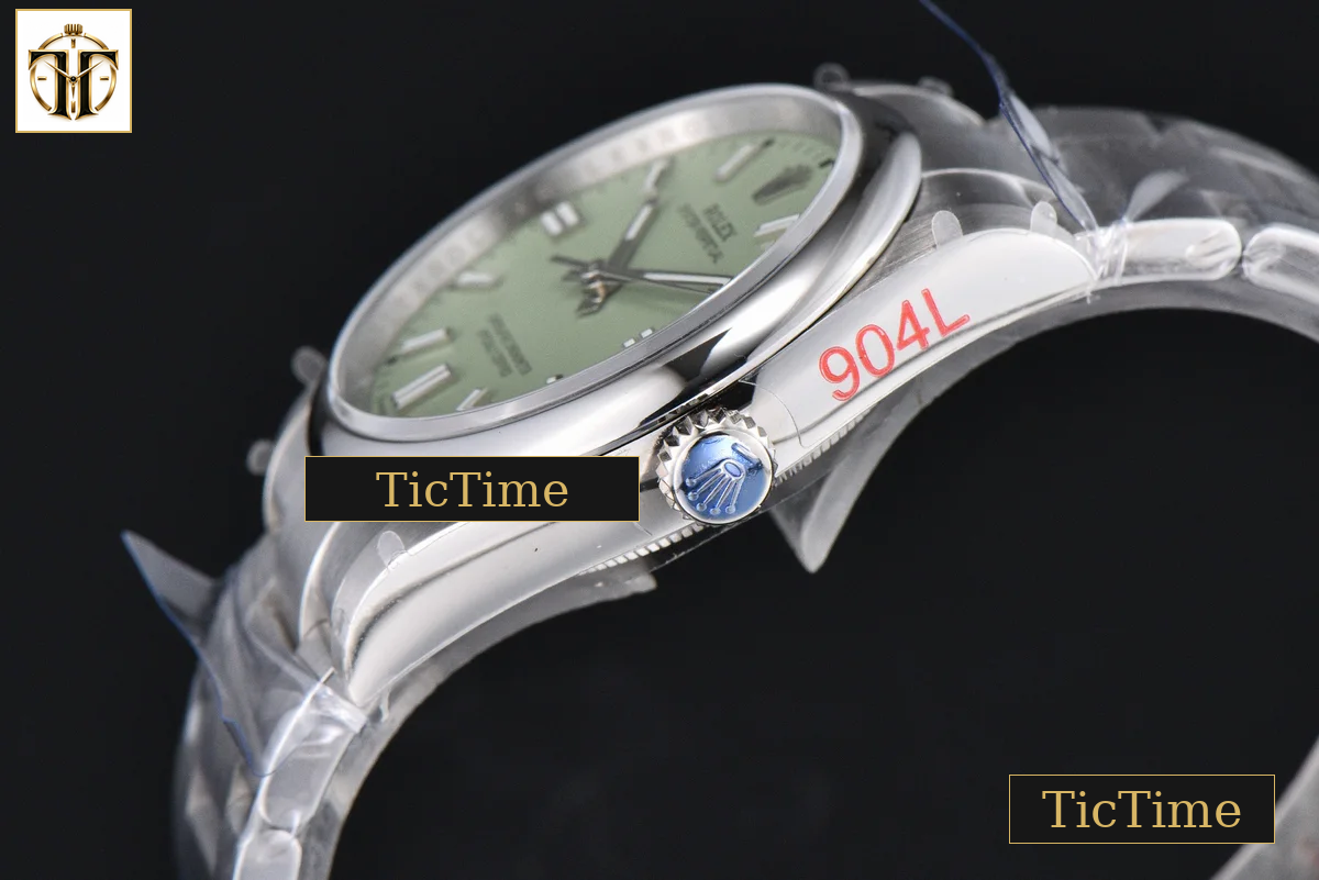 Oyster Perpetual 904L Pistachio 126000 36mm GMF Green Dial SS Bracelet VR3132 — foto 10
