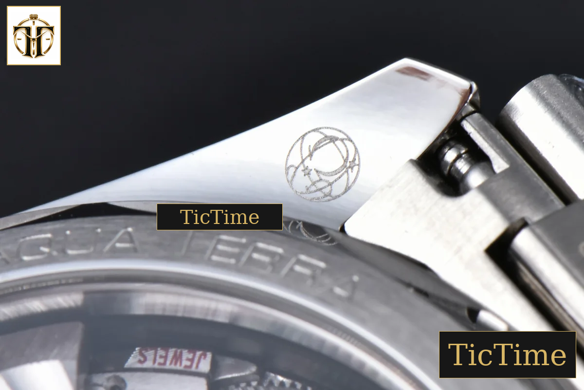 Aqua Terra 150M 41mm VSF SS Black Smooth Dial Silver Hand SS Bracelet A8900 — foto 27
