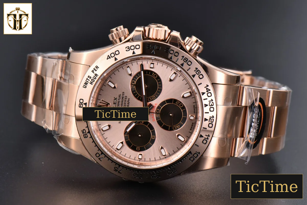 Daytona 116505 40mm BTF RG Dial Black Subdial RG Bracelet SA4130 — foto 16