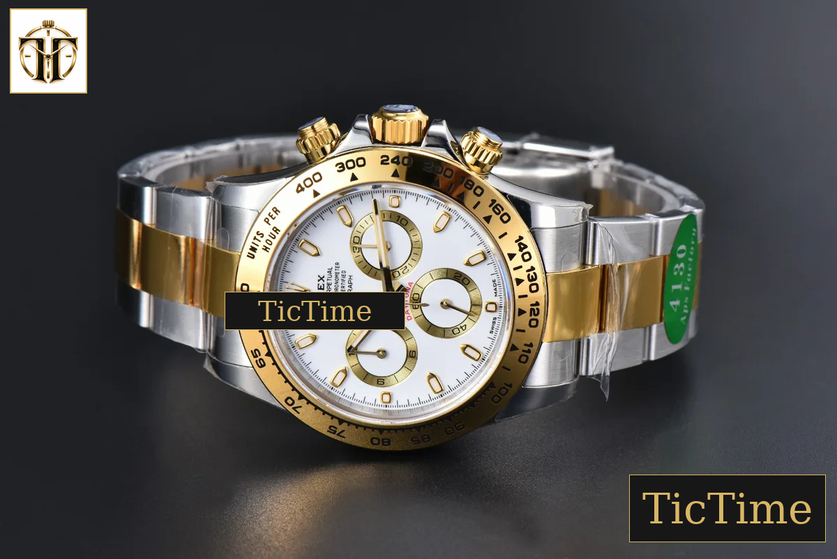Daytona 116503 APSF YG/SS White Dial Lume Marker YG/SS Bracelet SH4130 — foto 15