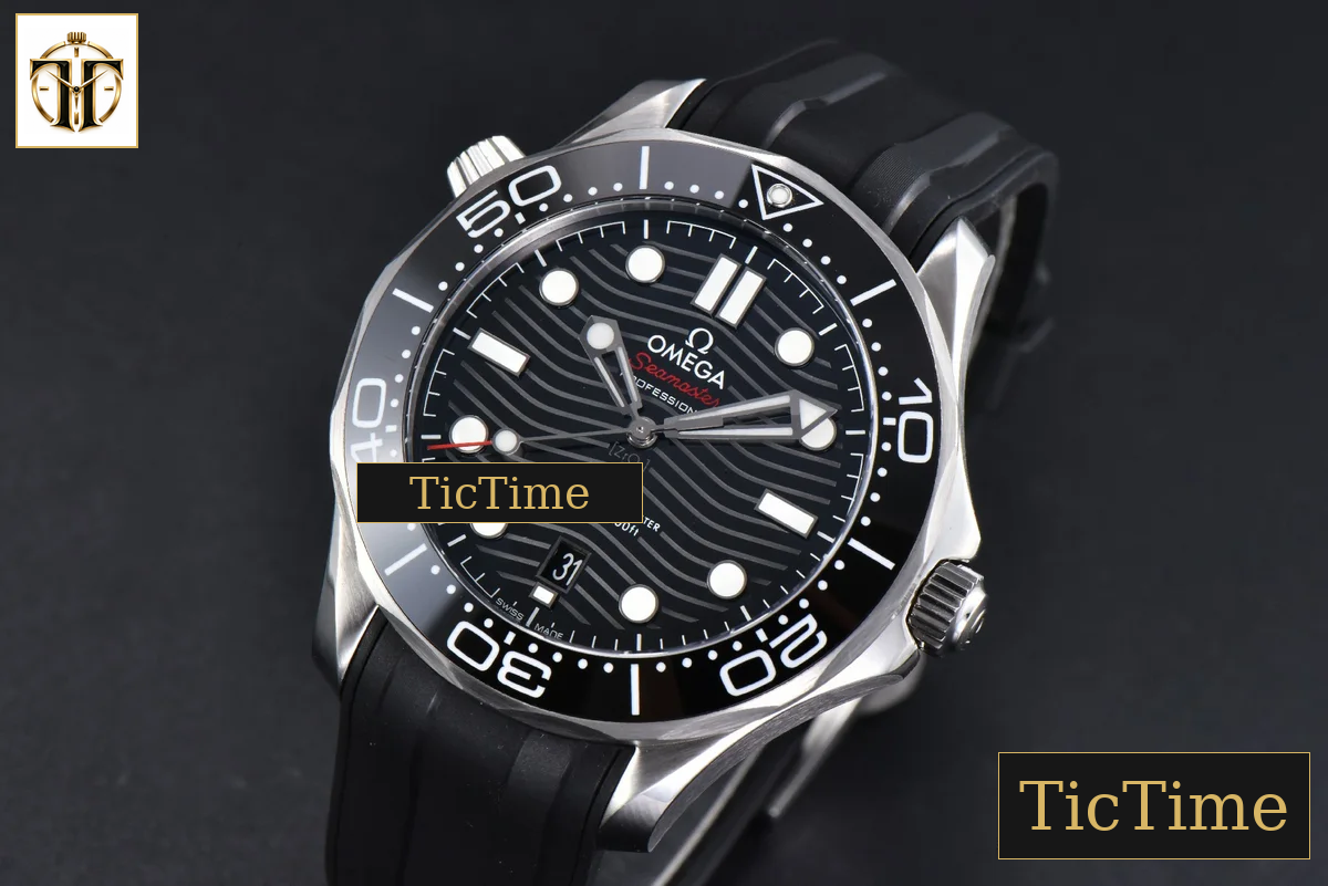 Seamaster Diver 300M 42mm ZF Black Ceramic Black Dial Black Rubber Strap A8800 — foto 4