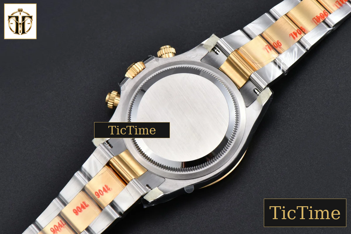 Daytona 126503 40mm Clean Factory White Dial Lume Marker YG/SS Bracelet SH4131 — foto 18