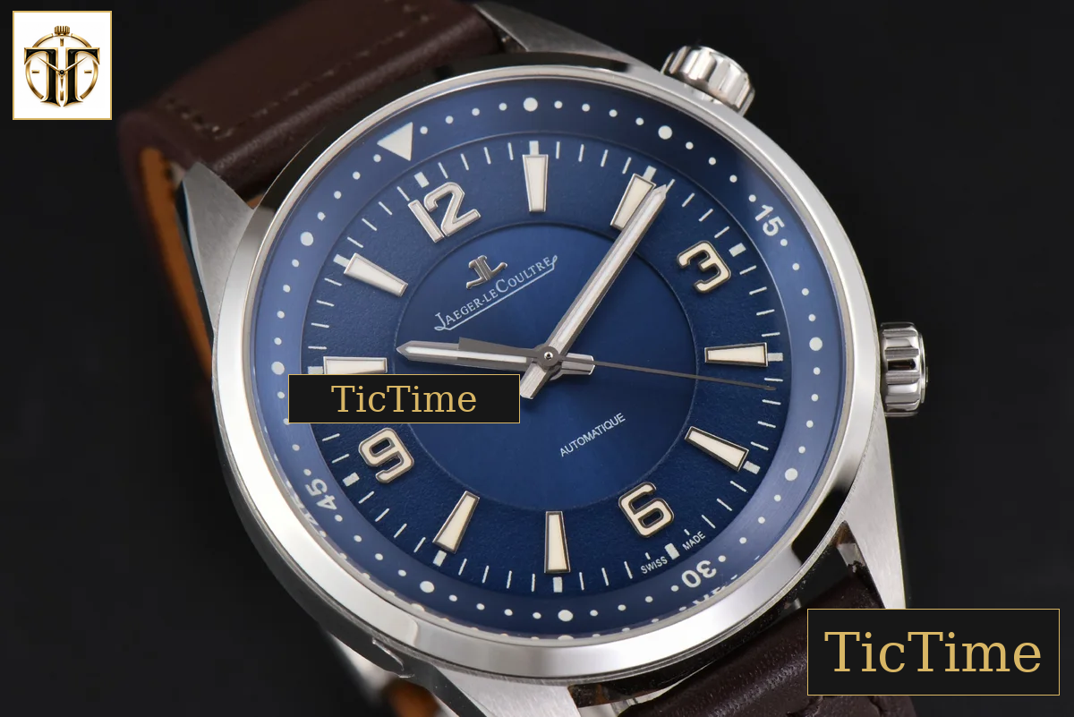 Polaris Geographic 40mm LTF Blue Dial Black Leather Strap Miyota 9015 — foto 11