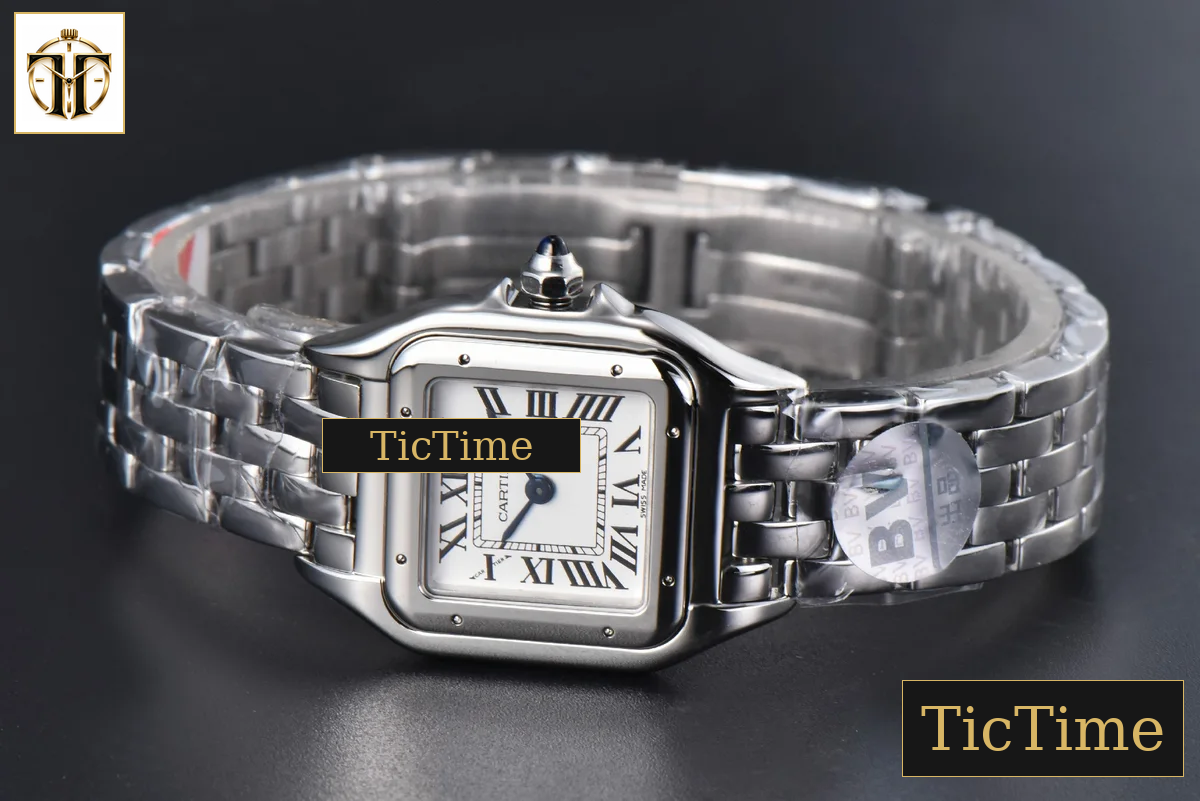 Panthère Secrete Ladies 22mm BVF SS White Dial SS Bracelet Ronda Quartz — foto 12