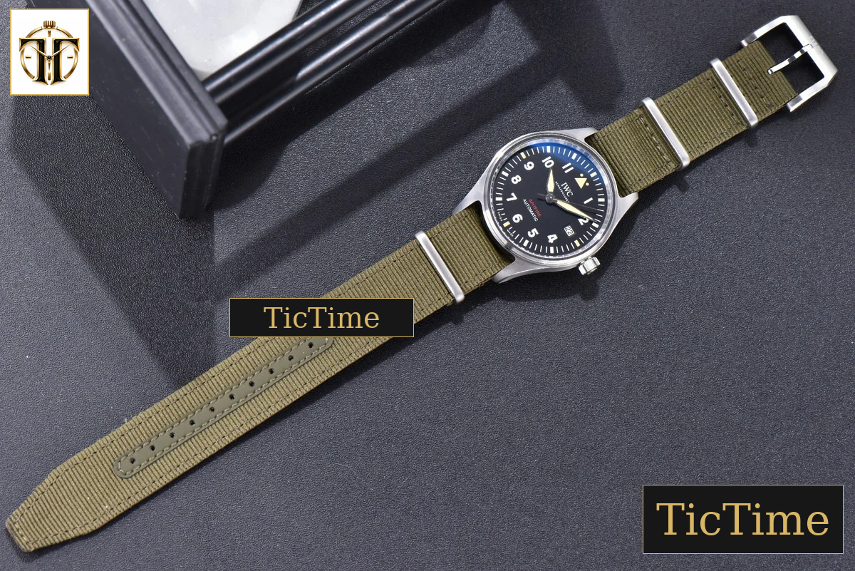 Mark XVIII IW326801 40mm MKSF Black Dial Green Nato Strap 9015 — foto 21