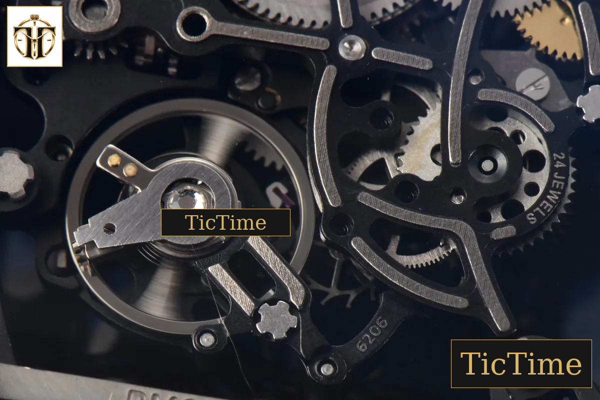 NTPT RM055 42mm RMF Blue Skeleton Dial White Rubber Strap RMUL2 — foto 21