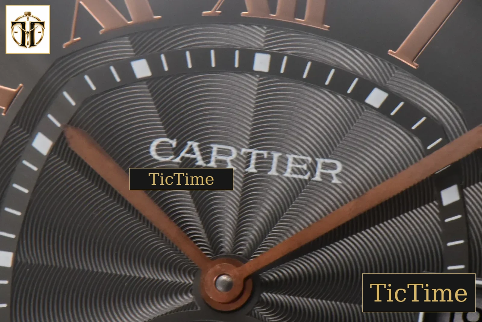 Drive de Cartier 40mm APS RG Gray Dial Brown Leather Strap A23J — foto 5
