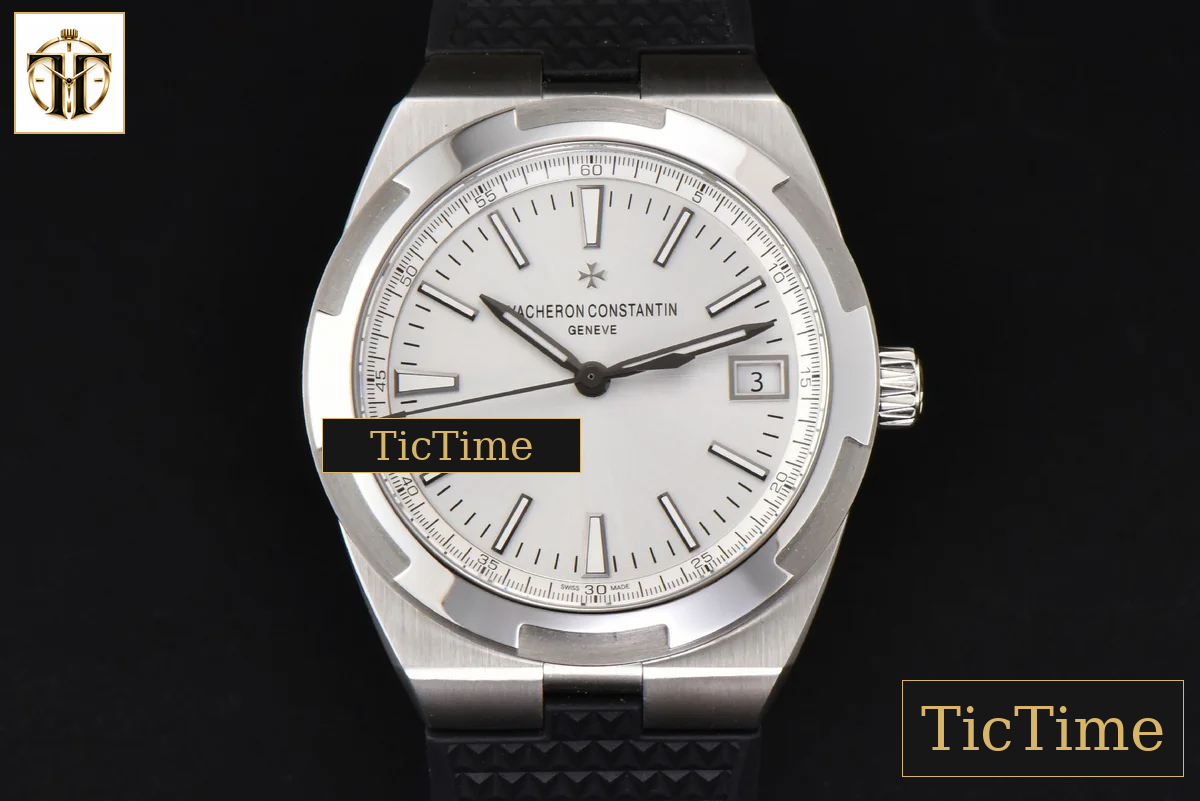 Overseas 4500V 41mm ZF Silver Dial Black Rubber Strap A5100 — foto 2