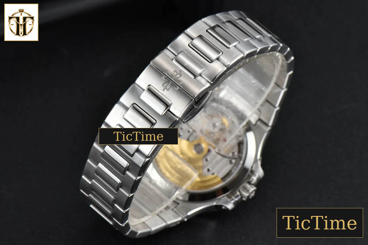 Nautilus Ladies 7118 35mm 3KF Diamond White Dial SS Bracelet 324CS — foto 27