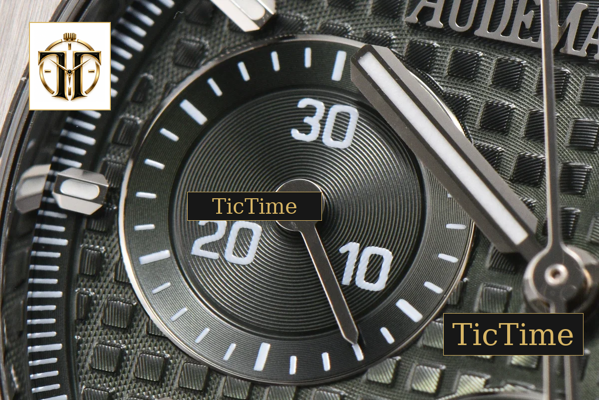 Royal Oak Chrono 26240 ZF SS Green Dial SS Bracelet (V2 free sprung ) SA4401 — foto 26