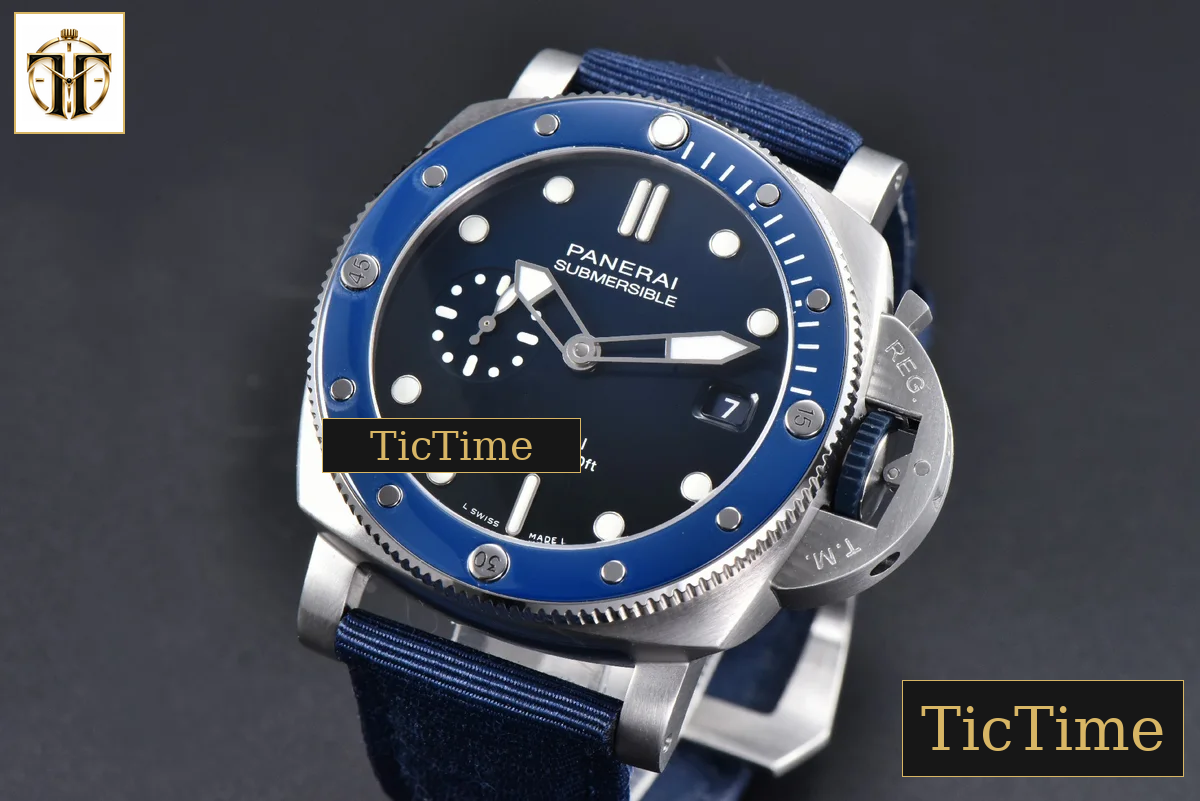 Sub Quaranta PAM1289 44mm VSF Blue Dial Blue Nylon Strap P900 — foto 4
