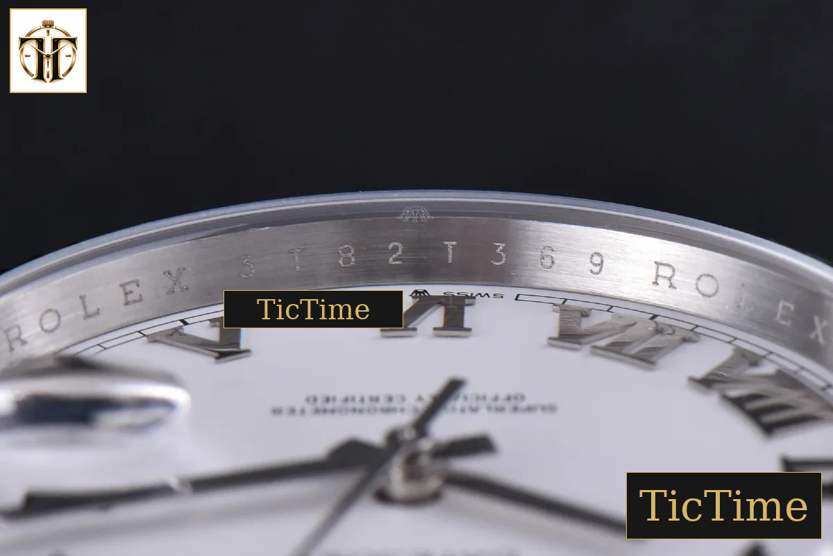 Datejust 41mm GMF SS White Dial Roma Marker Fluted Bezel Jubille Bracelet VR3235 — foto 12