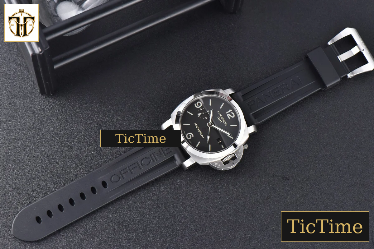 Luminor Marina GMT PAM320 44mm VSF Black Dial Rubber Strap P9001 — foto 30