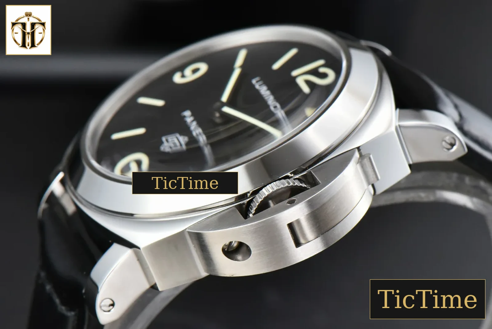 PAM000 44mm HWF Black Dial Black Leather Strap A6497 — foto 8