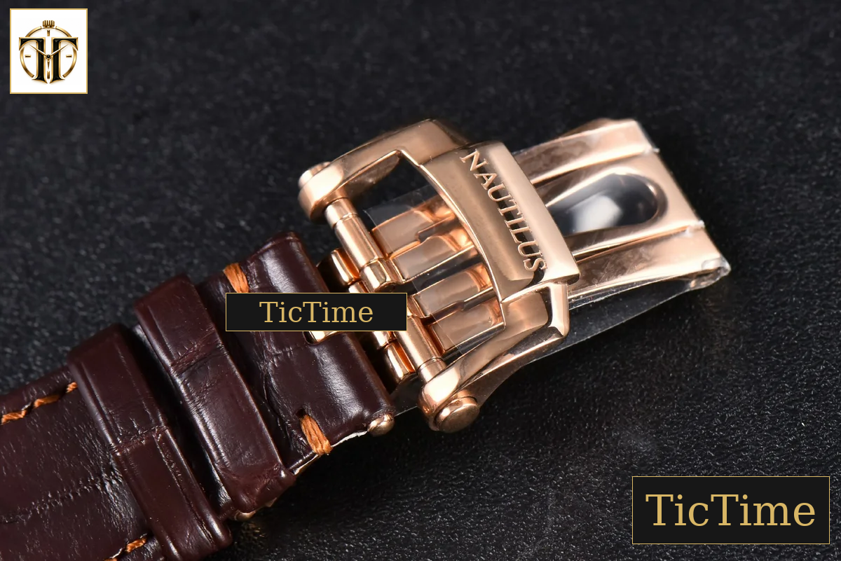 Nautilus 5711R 40mm 3KF Brown Dial Brown Leather Strap V3 A324 — foto 18