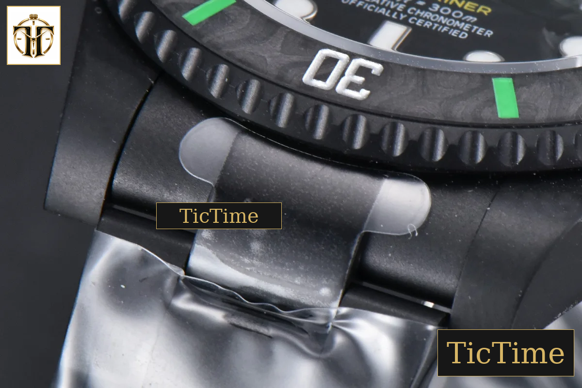 Submariner DIW DLC 41mm VSF Green Graduated Dial SS Bracelet VS3135 — foto 11
