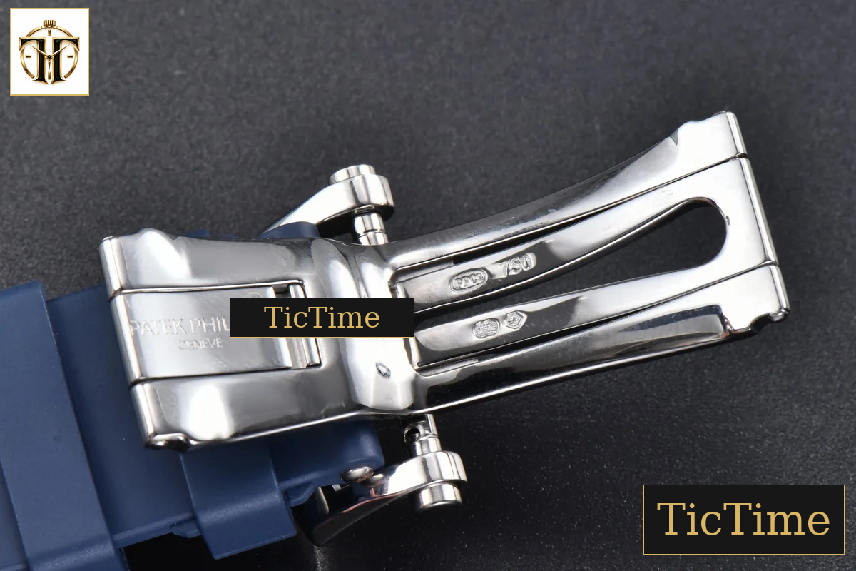 Nautilus Full Function 5726 40.5mm PPF Blue Dial Blue Rubber Strap A324 — foto 27