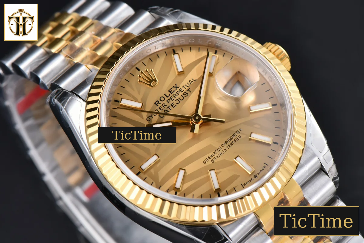 DateJust 126233 36mm VSF YG/SS Plam Dial YG/SS Bracelet VS3235 — foto 12