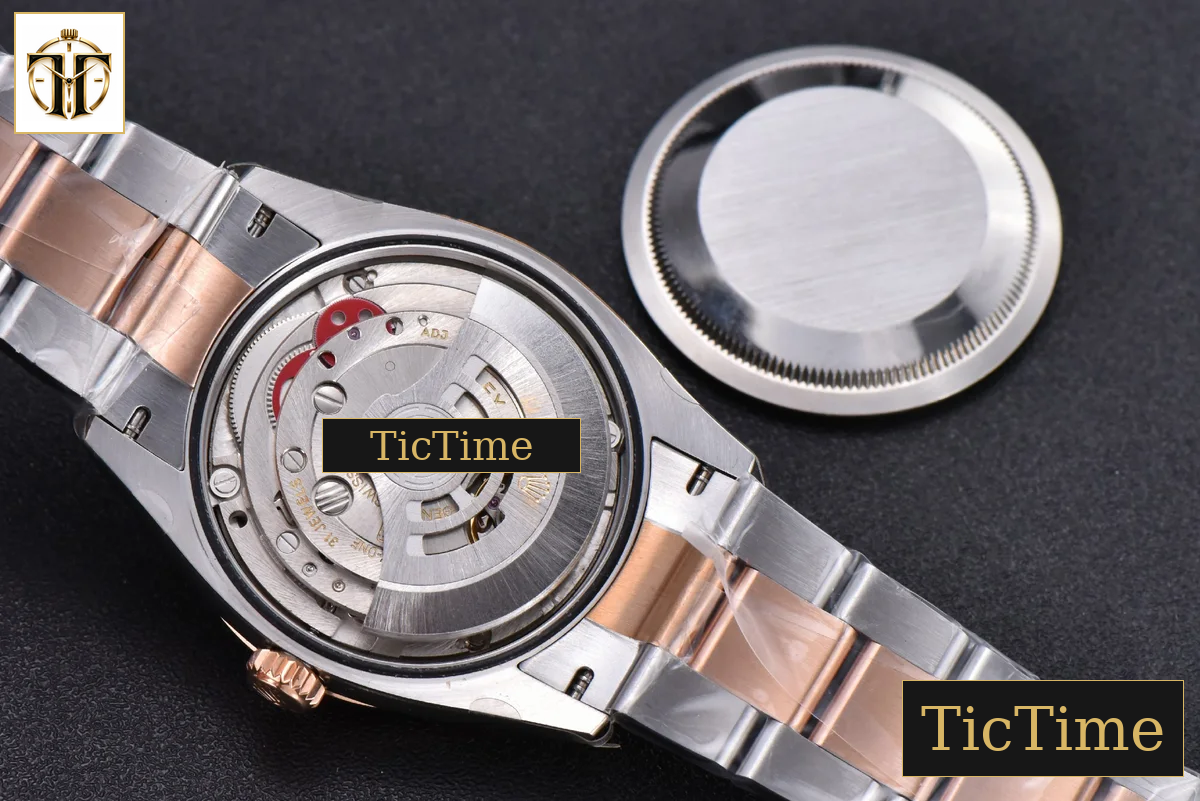DateJust 36mm EWF SS/RG RG Dial Diamond Roma Marker Diamond Bezel Oyster Bracelet A3235 — foto 19