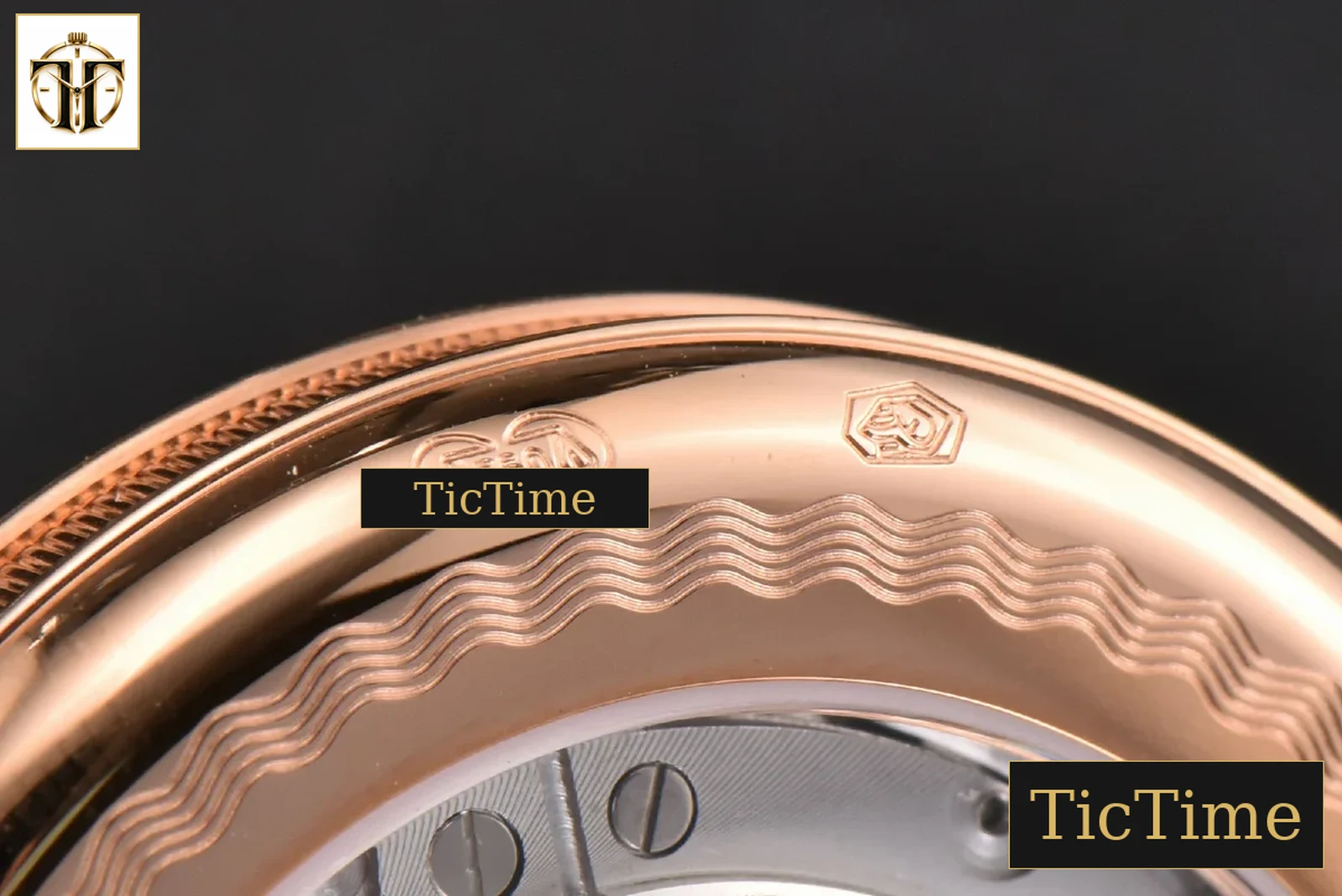 Classique 5177 38mm LTF RG White Dots Dial Roma Marker Brown Leather Strap MY9015 — foto 16