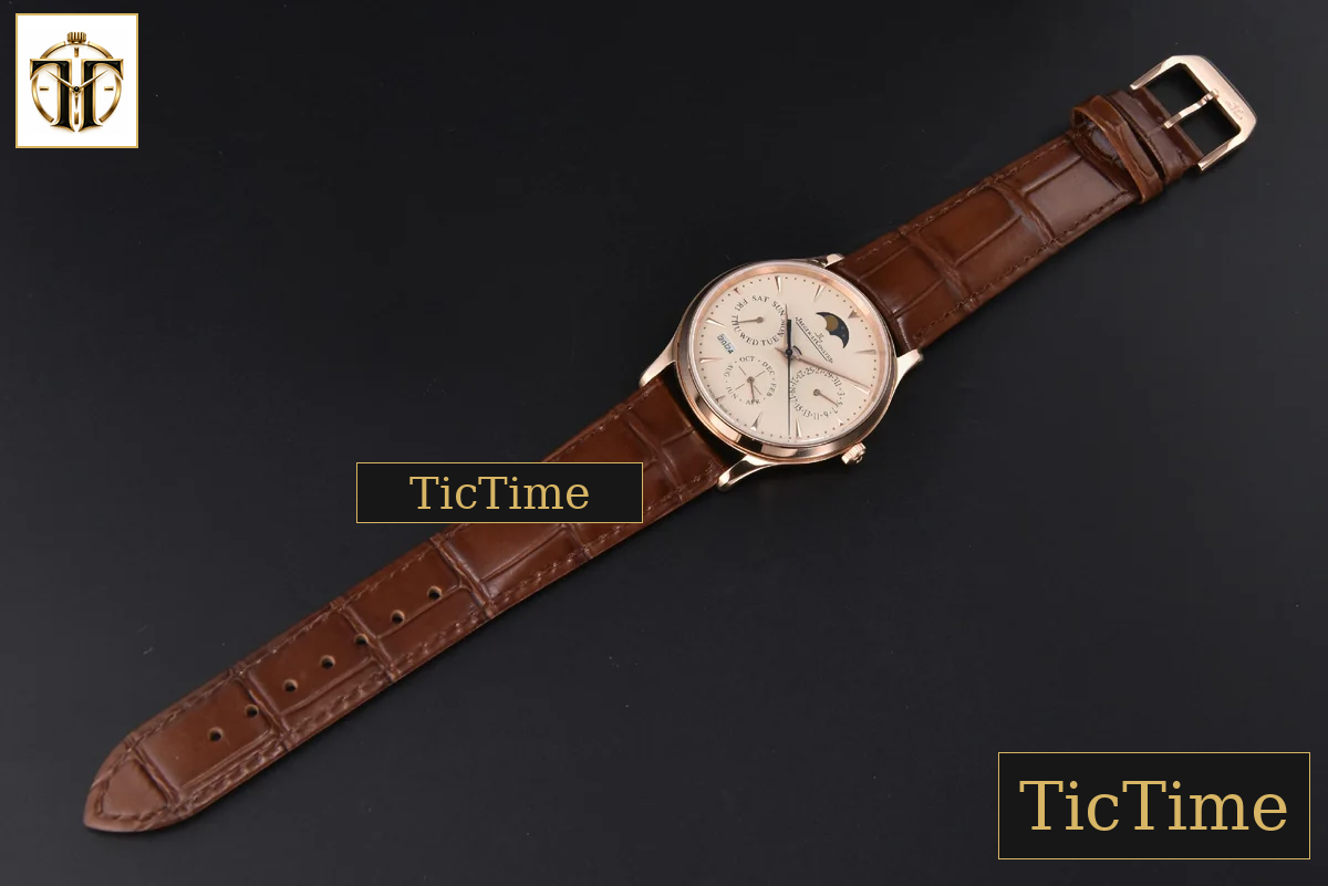 Master Ultra Thin Perpetual Calendar 39mm VRF RG White Dial Brown Leather Strap MY9015 — foto 25