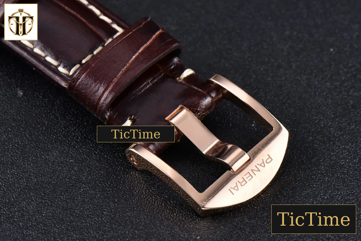 Luminor Due PAM1042 42mm VSF RG White Dial Brown Leather Strap P900 — foto 25