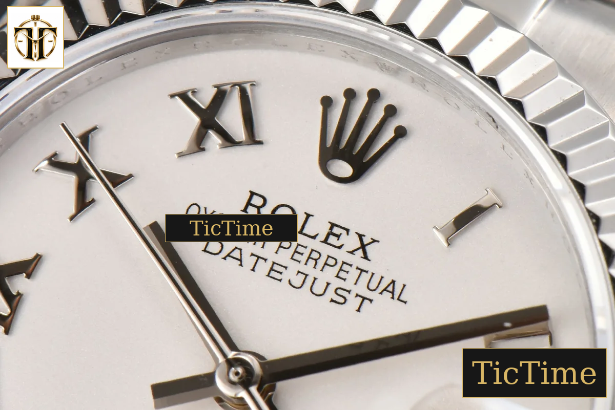 DateJust Ladies 904L 31mm WF White Dial Roma Marker Oyster Bracelet A2671 — foto 5